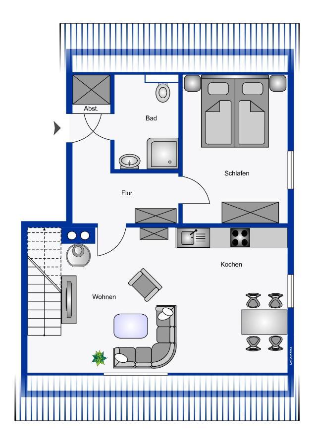 Ferienwohnung Wrixumer Marsch מראה חיצוני תמונה